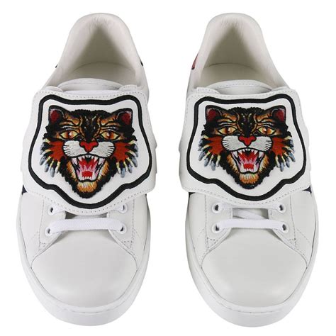 Gucci Ace Low 'Angry Cat Patch' 